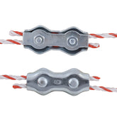 50 Electric Fence Poly Wire Joiner PolyWire Rope Braid Connector Fencing Joiners